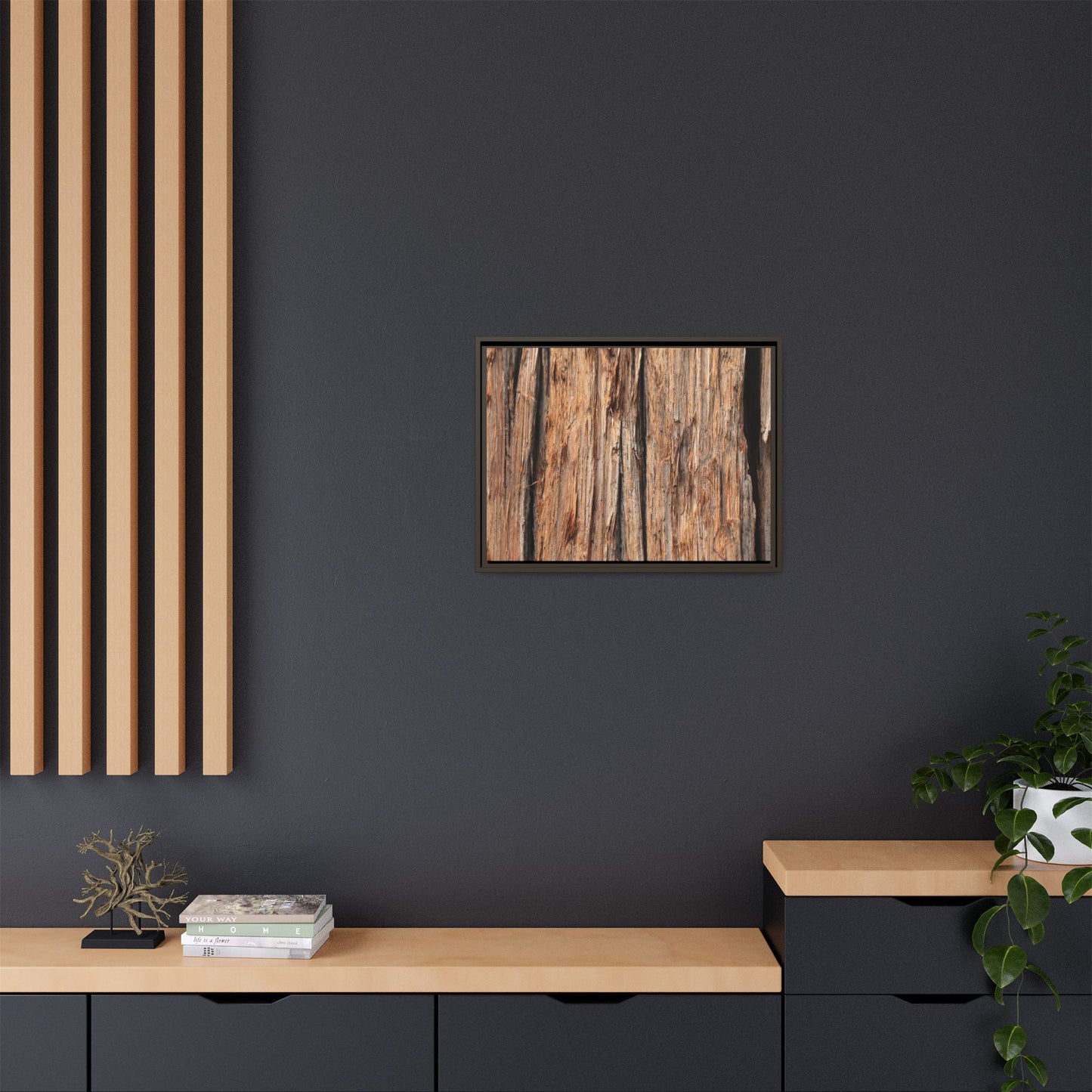 Timber Echoes - Unique Stretched Canvas Wall Art