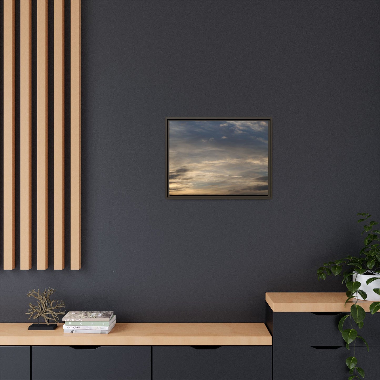 Clouded Thoughts - Unique Stretched Canvas Wall Art
