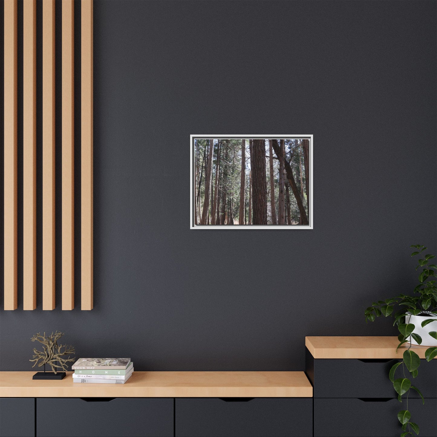 Forest Cathedral - Unique Stretched Canvas Wall Art