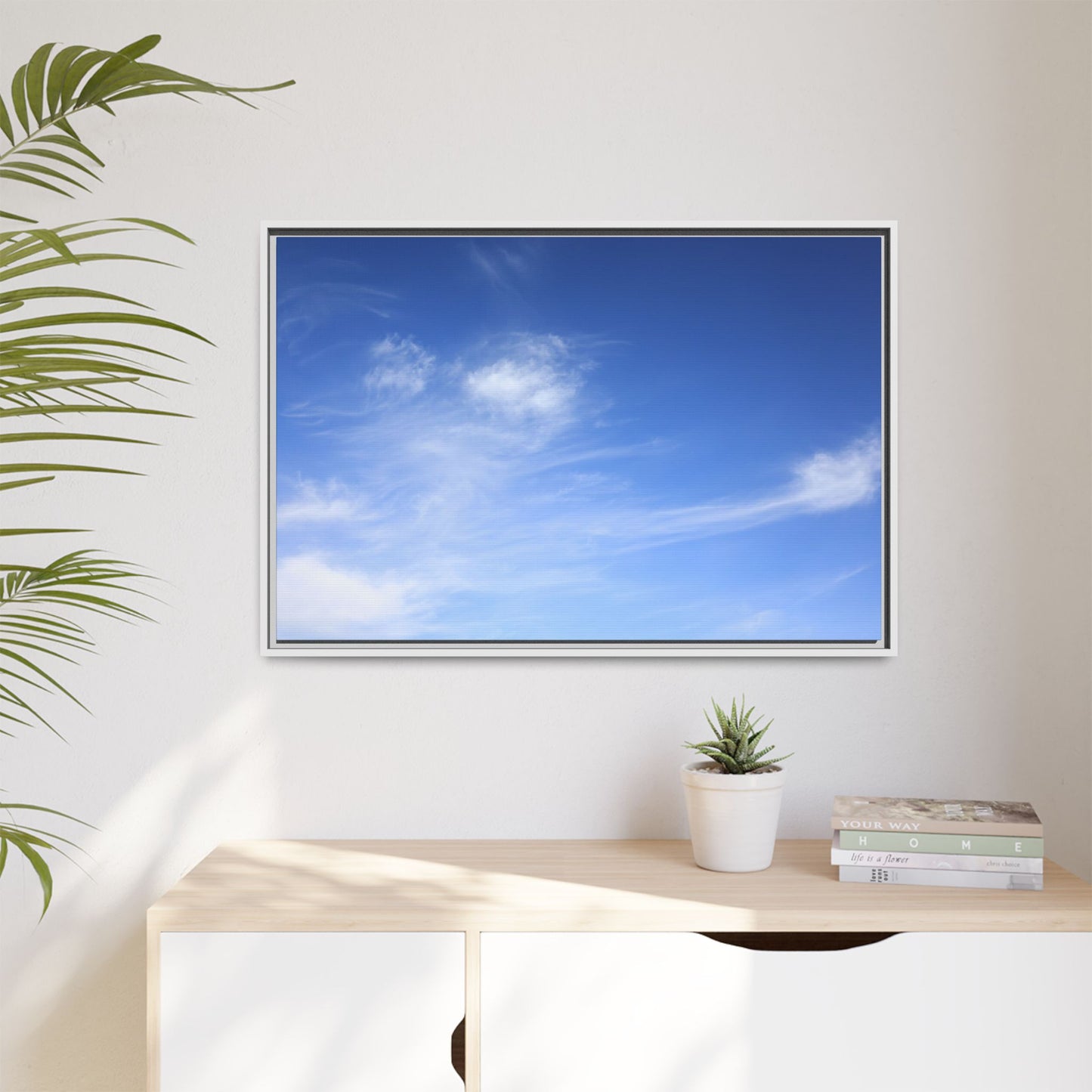 Blue Serenity - Unique Stretched Canvas Wall Art