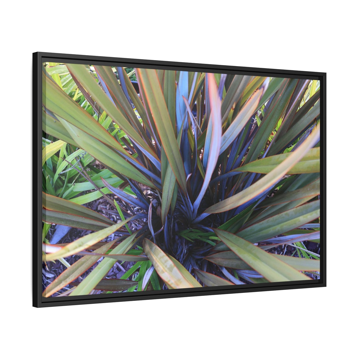 Radiant Leaves - Unique Stretched Canvas Wall Art