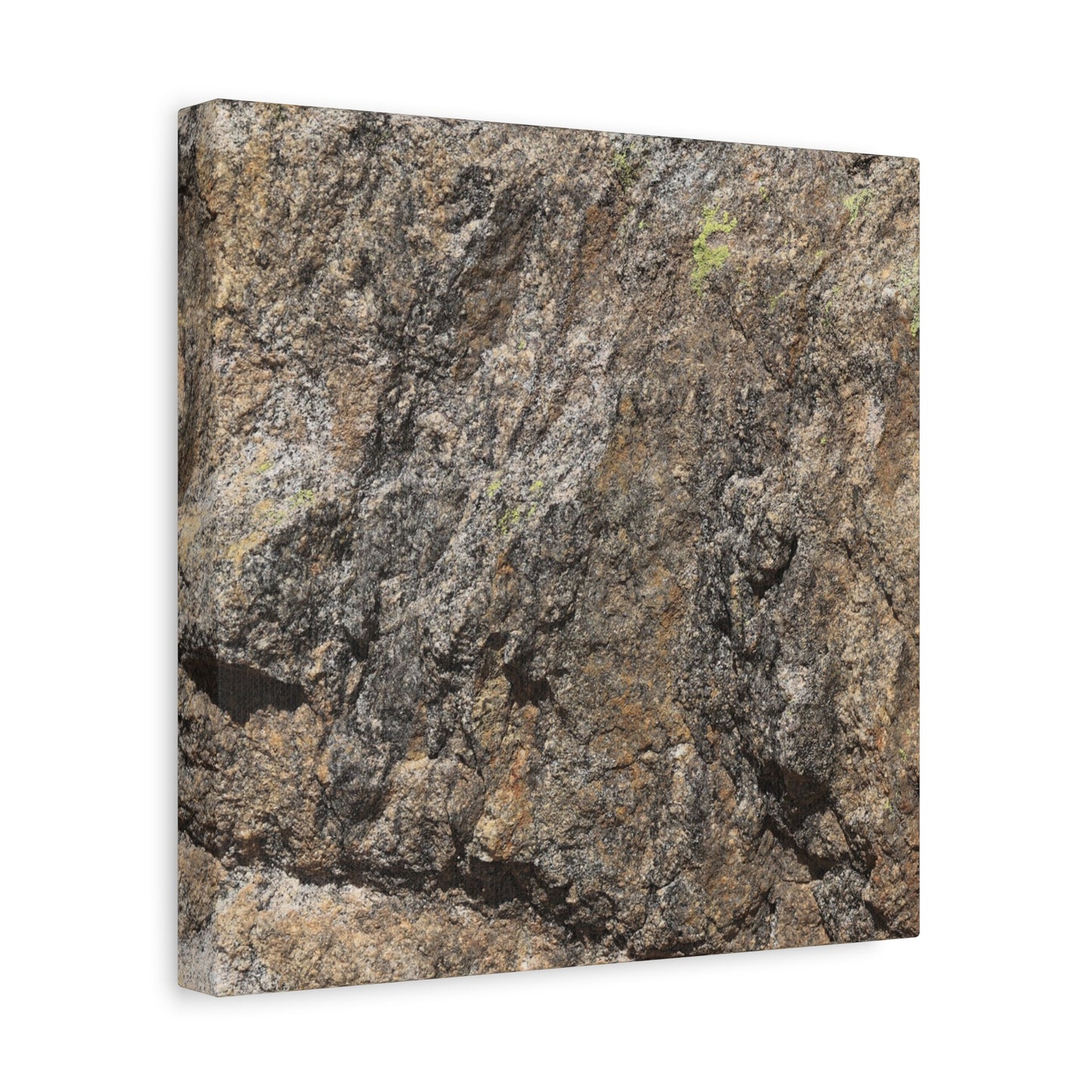 Weathered Stone Secrets - Unique Frameless Canvas Wall Art