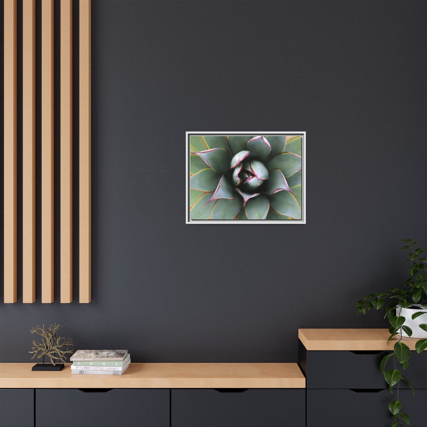 Spiky Elegance - Unique Stretched Canvas Wall Art