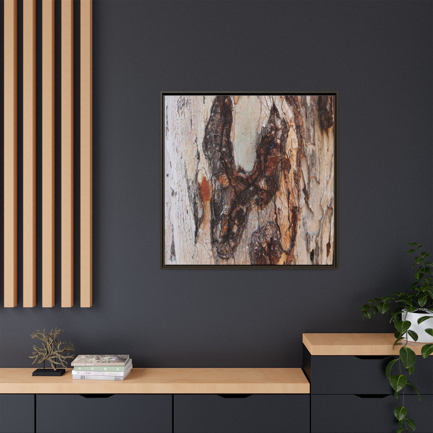 Texture of Time - Unique Stretched Canvas Wall Art