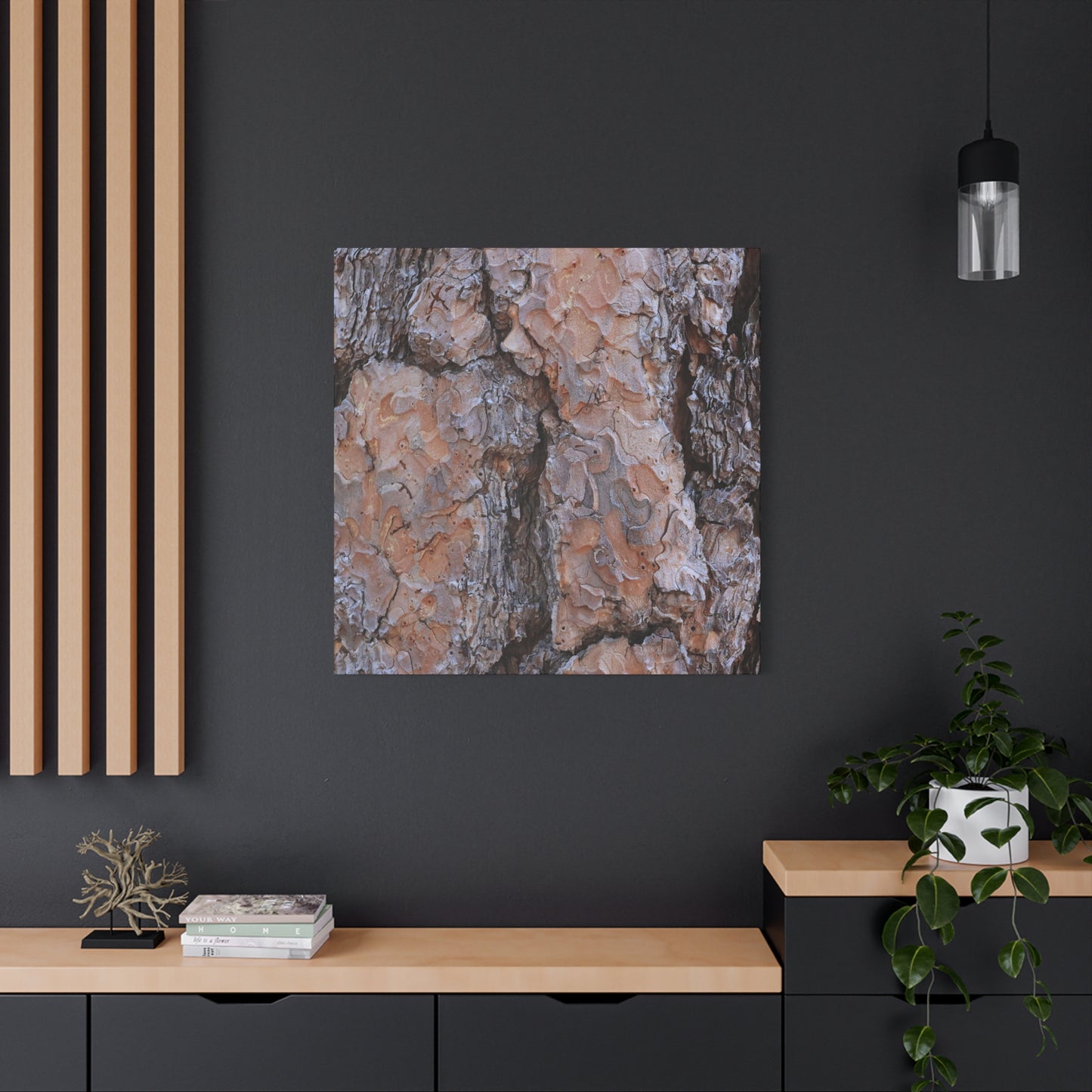 Arboreal Armor - Unique Frameless Canvas Wall Art
