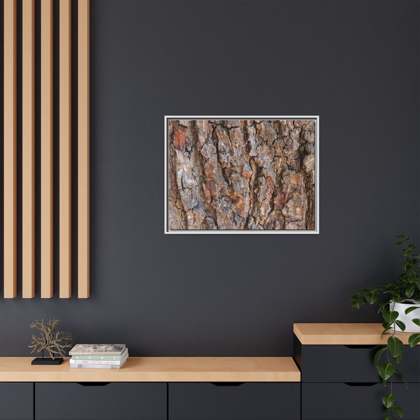 Tree's Timeworn Tale - Unique Stretched Canvas Wall Art
