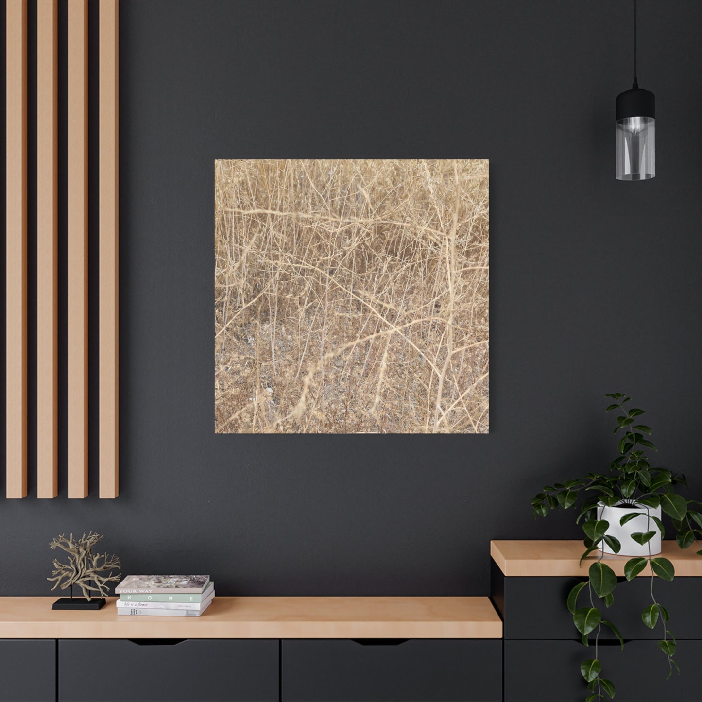 Dry Echoes - Unique Frameless Canvas Wall Art
