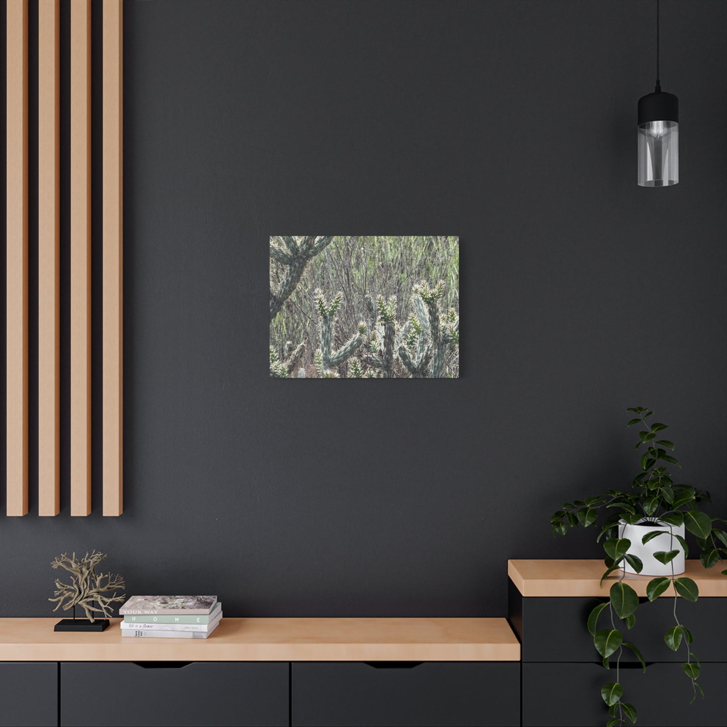 Spiny Sentinels - Unique Frameless Canvas Wall Art