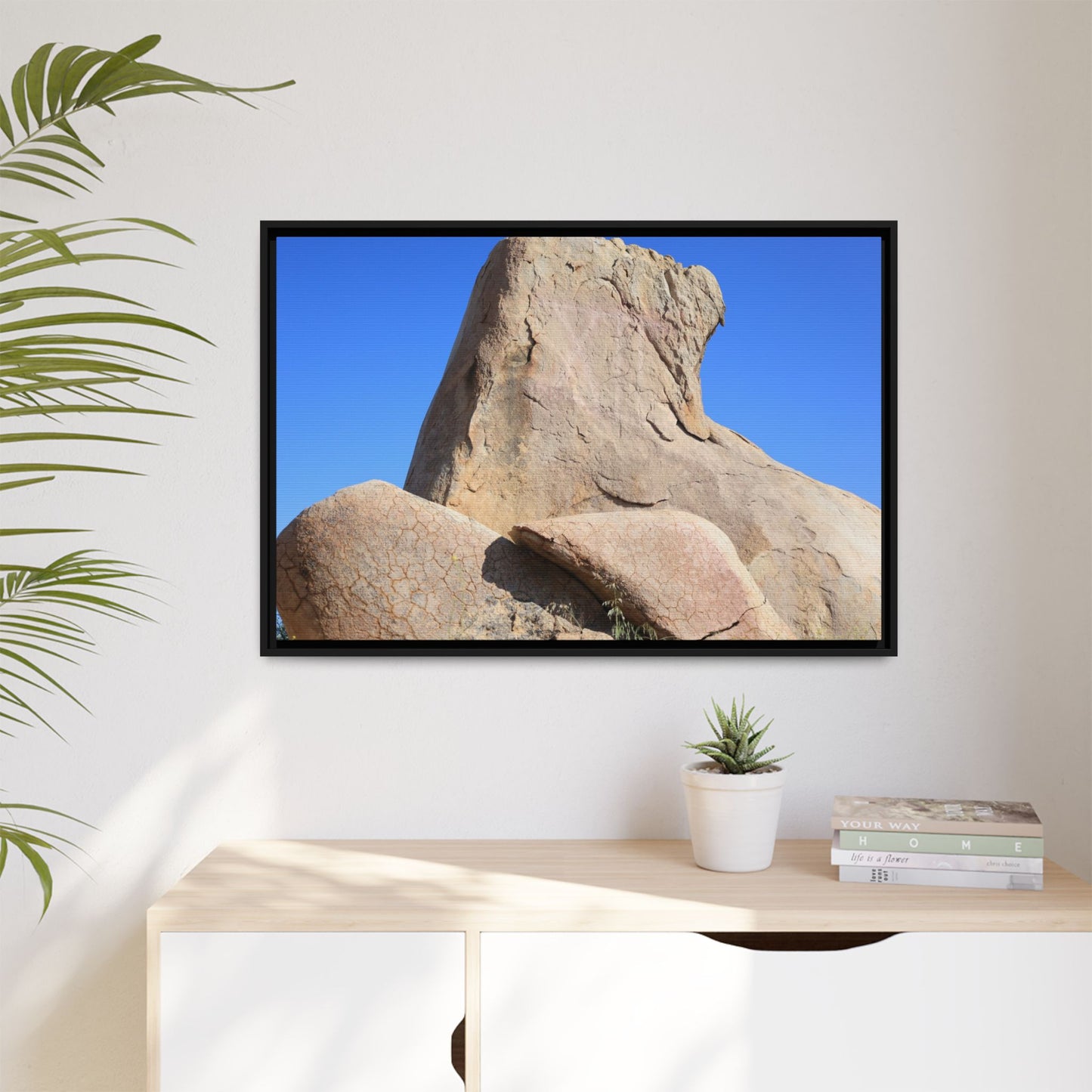 Rocky Sentinel - Unique Stretched Canvas Wall Art