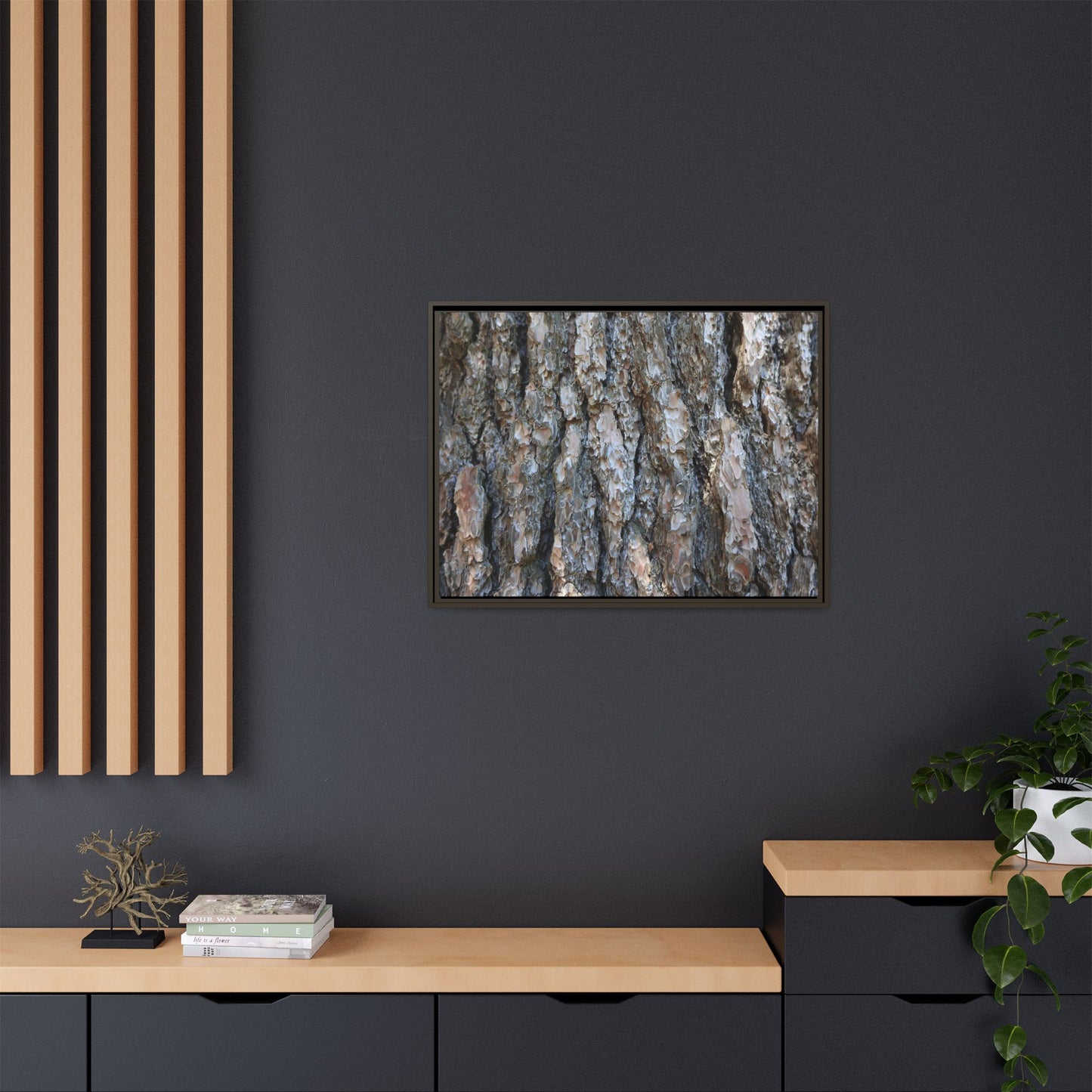 Bark Whispers - Unique Stretched Canvas Wall Art