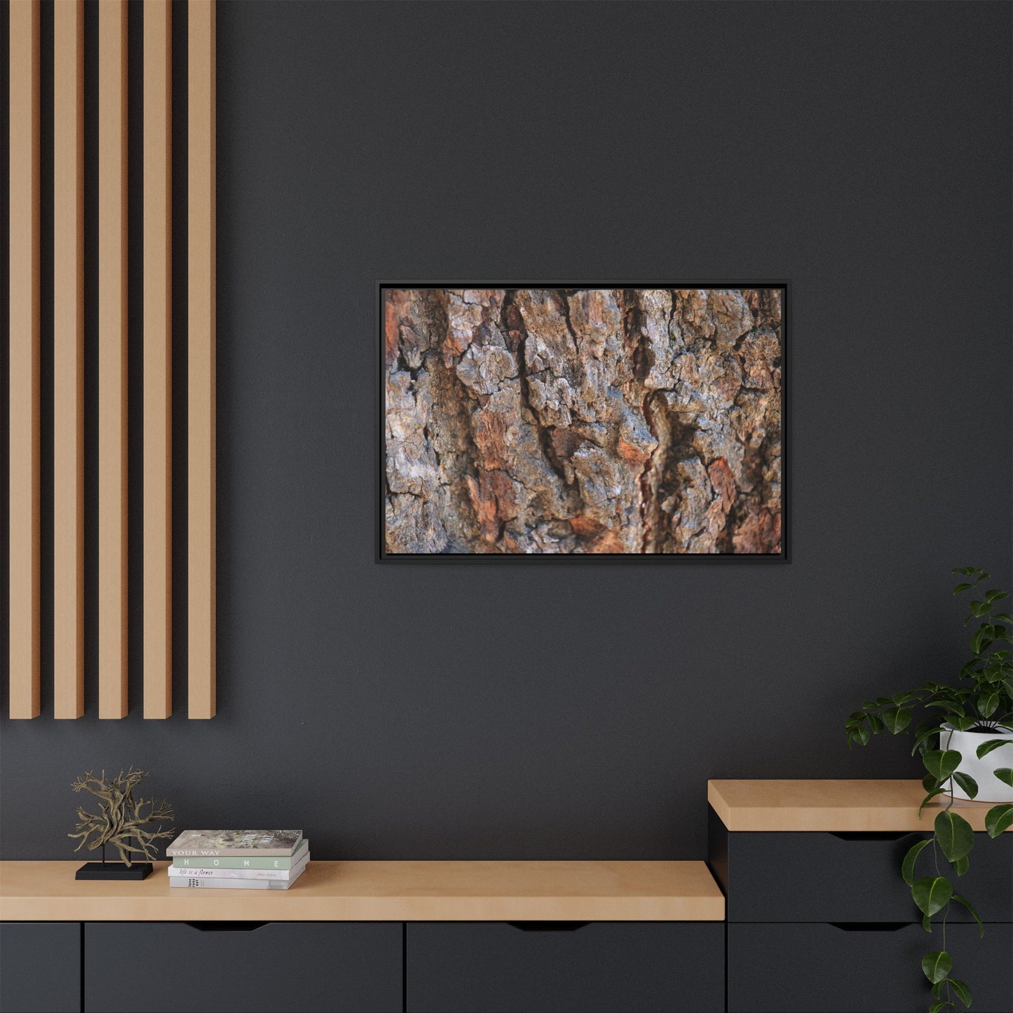 Craggy Textures - Unique Stretched Canvas Wall Art