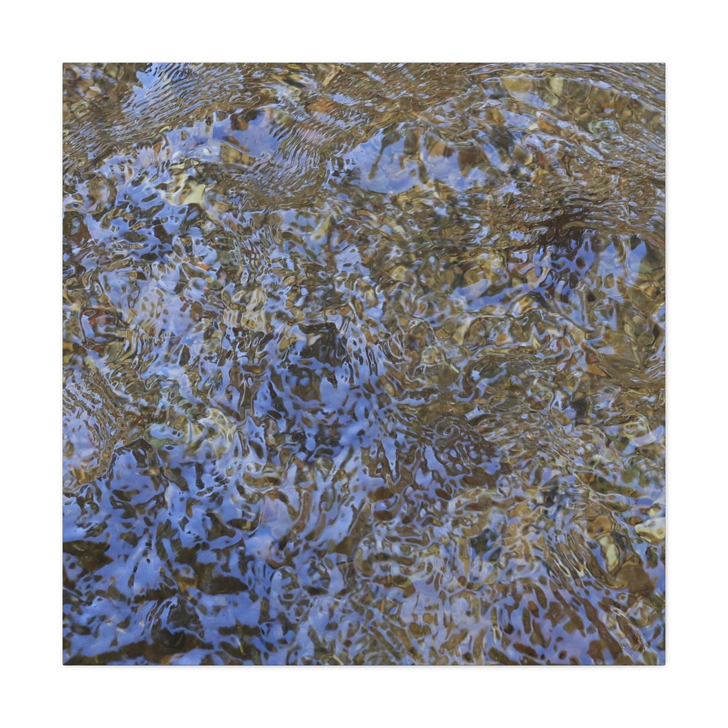 Ripples of Memory - Unique Frameless Canvas Wall Art