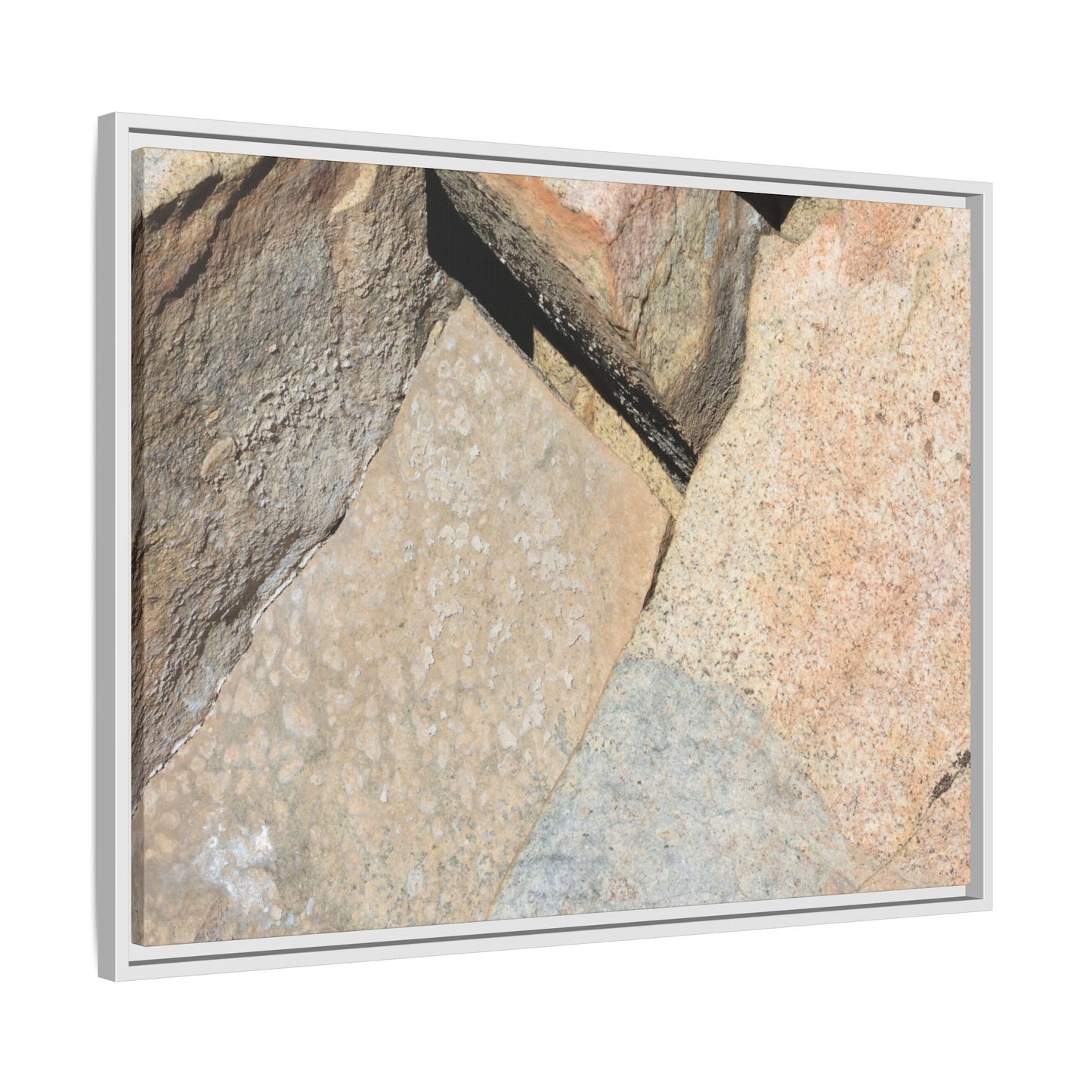 Rock Fragment - Unique Stretched Canvas Wall Art