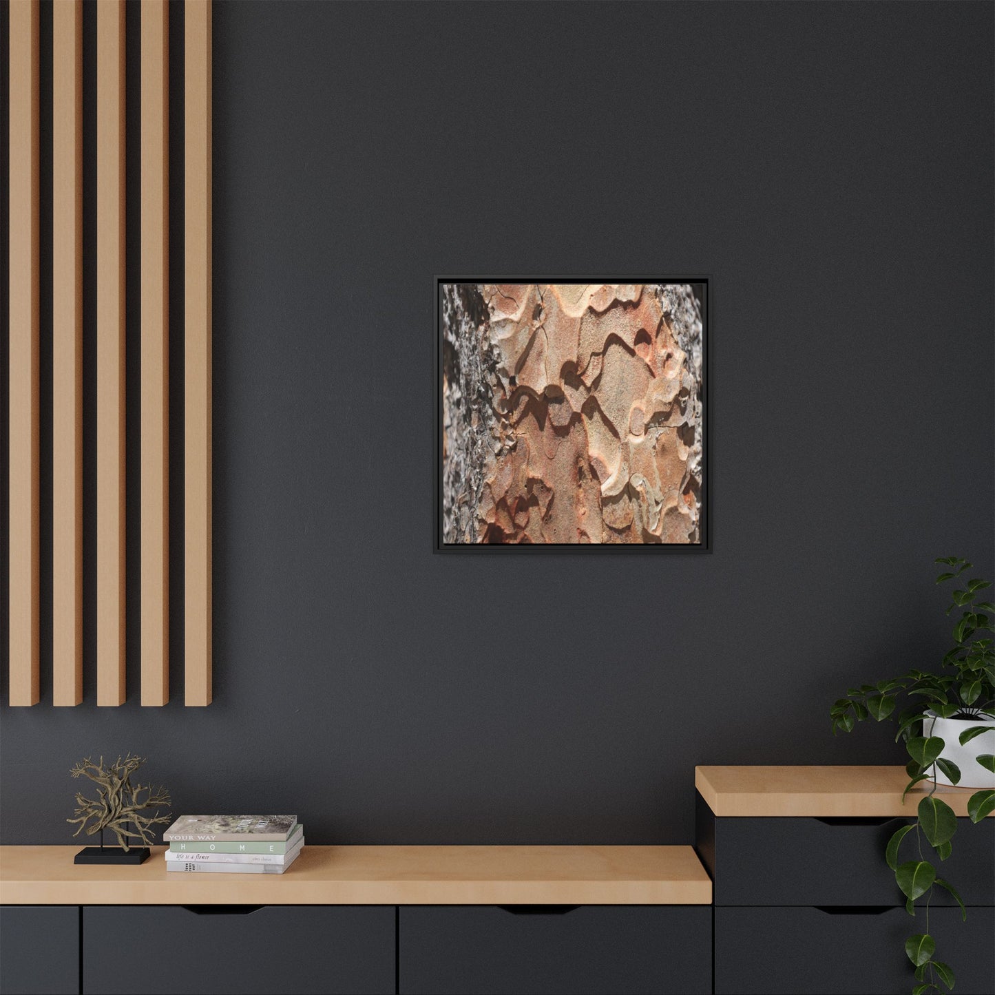 Rust and Stone - Unique Stretched Canvas Wall Art
