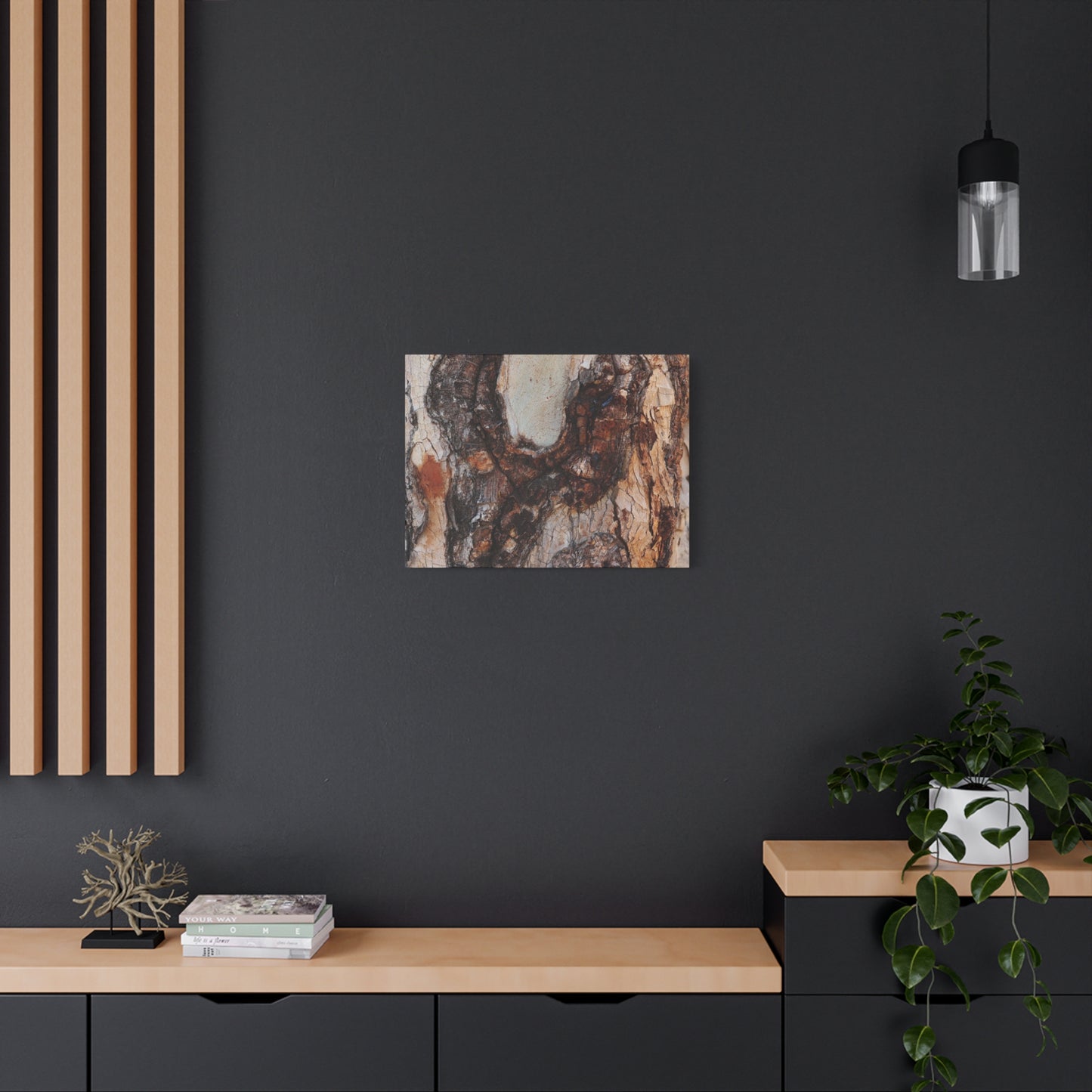 Arboreal Echoes - Unique Frameless Canvas Wall Art