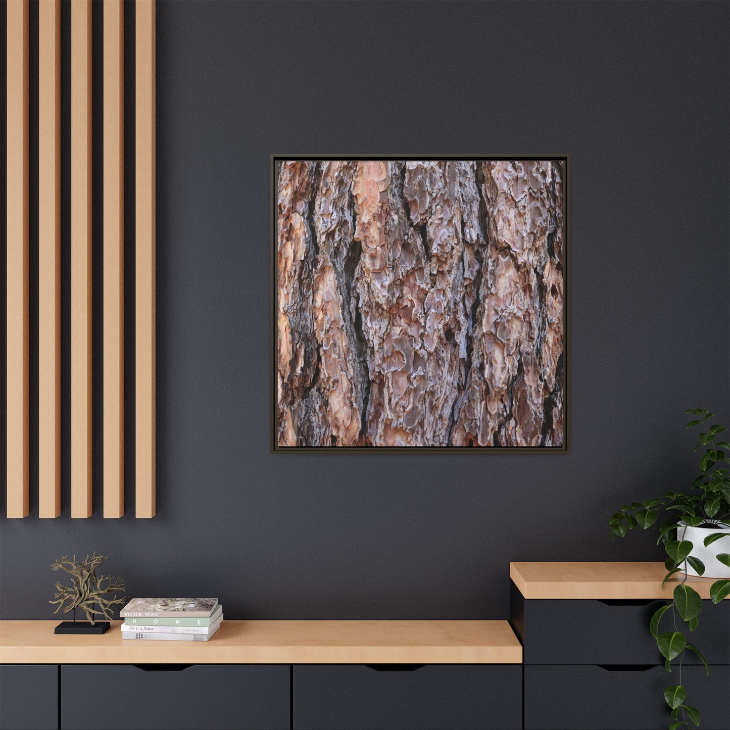Layered Textures - Unique Stretched Canvas Wall Art
