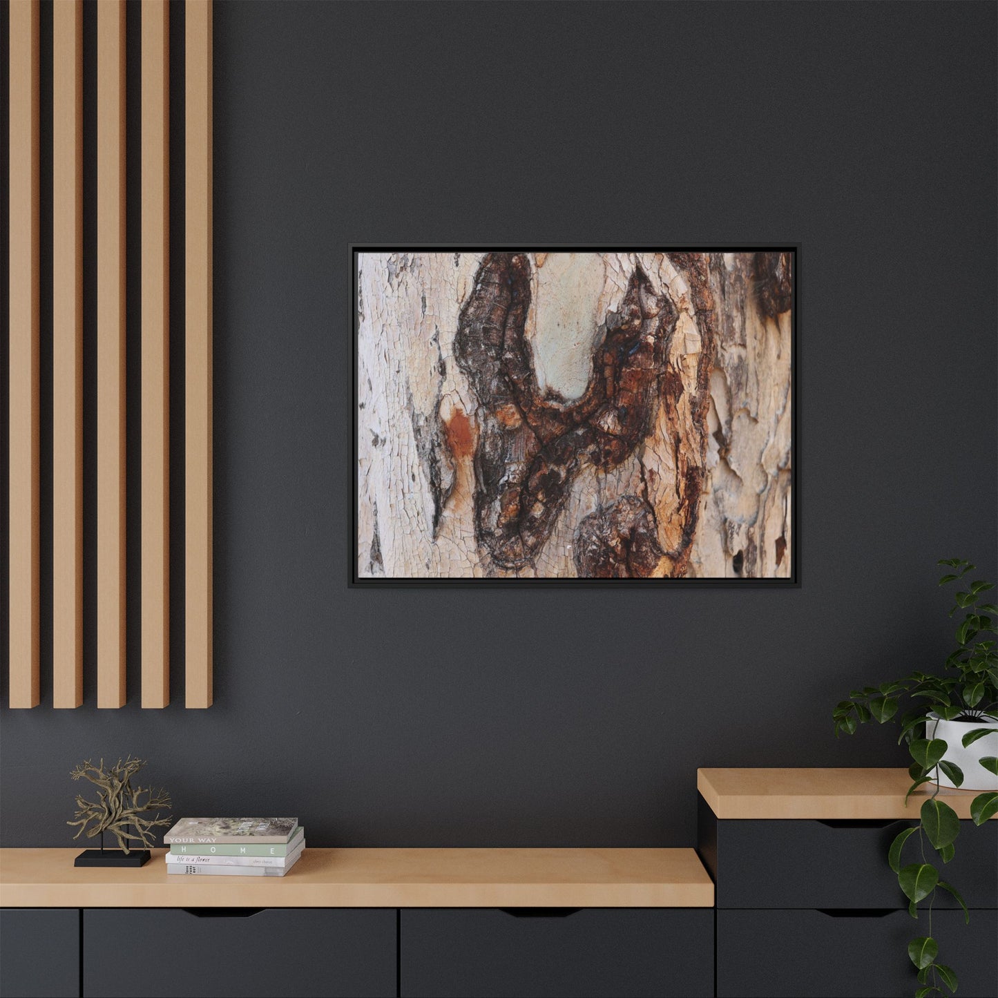 Texture of Time - Unique Stretched Canvas Wall Art
