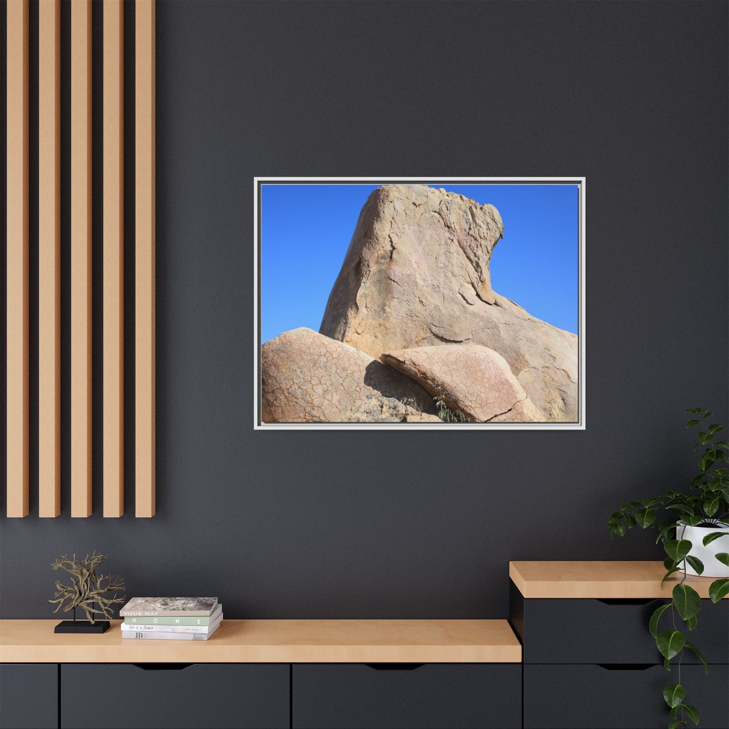 Rocky Sentinel - Unique Stretched Canvas Wall Art