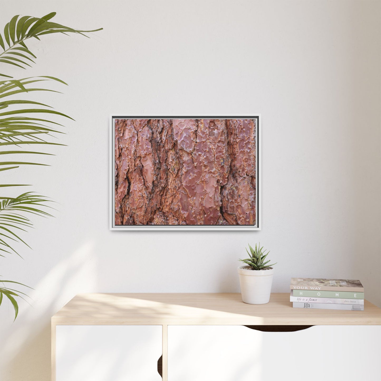 Russet Ridges - Unique Stretched Canvas Wall Art