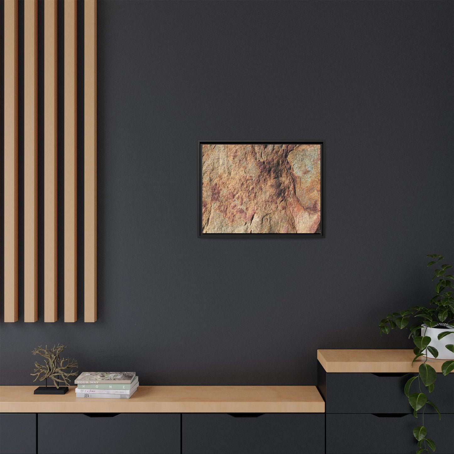 Russet Stone - Unique Stretched Canvas Wall Art