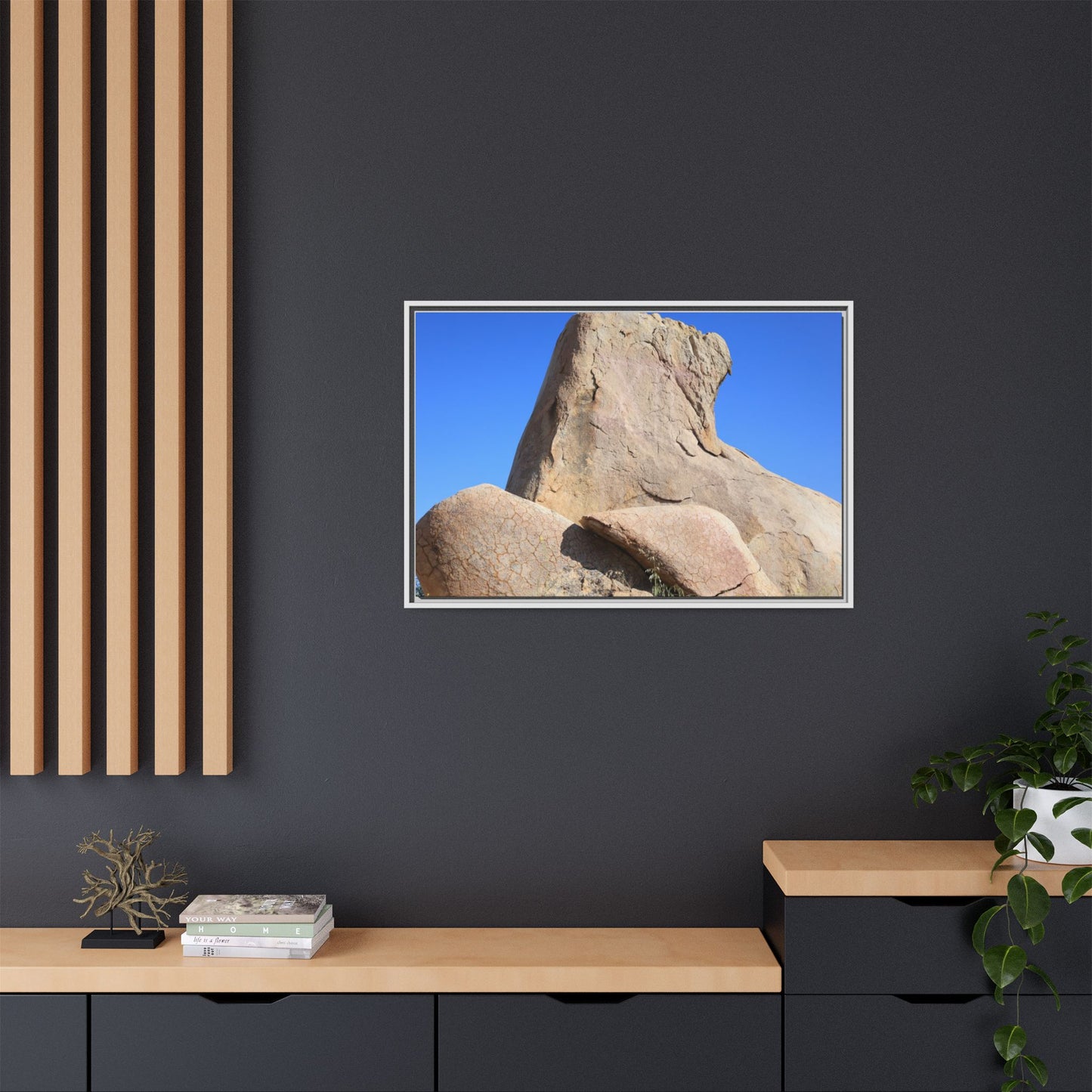 Rocky Sentinel - Unique Stretched Canvas Wall Art