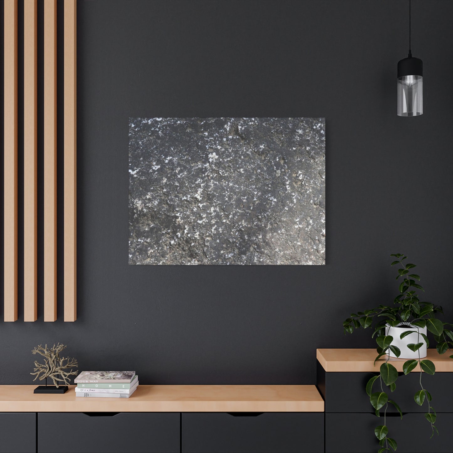 Cosmic Dust Fragments - Unique Frameless Canvas Wall Art