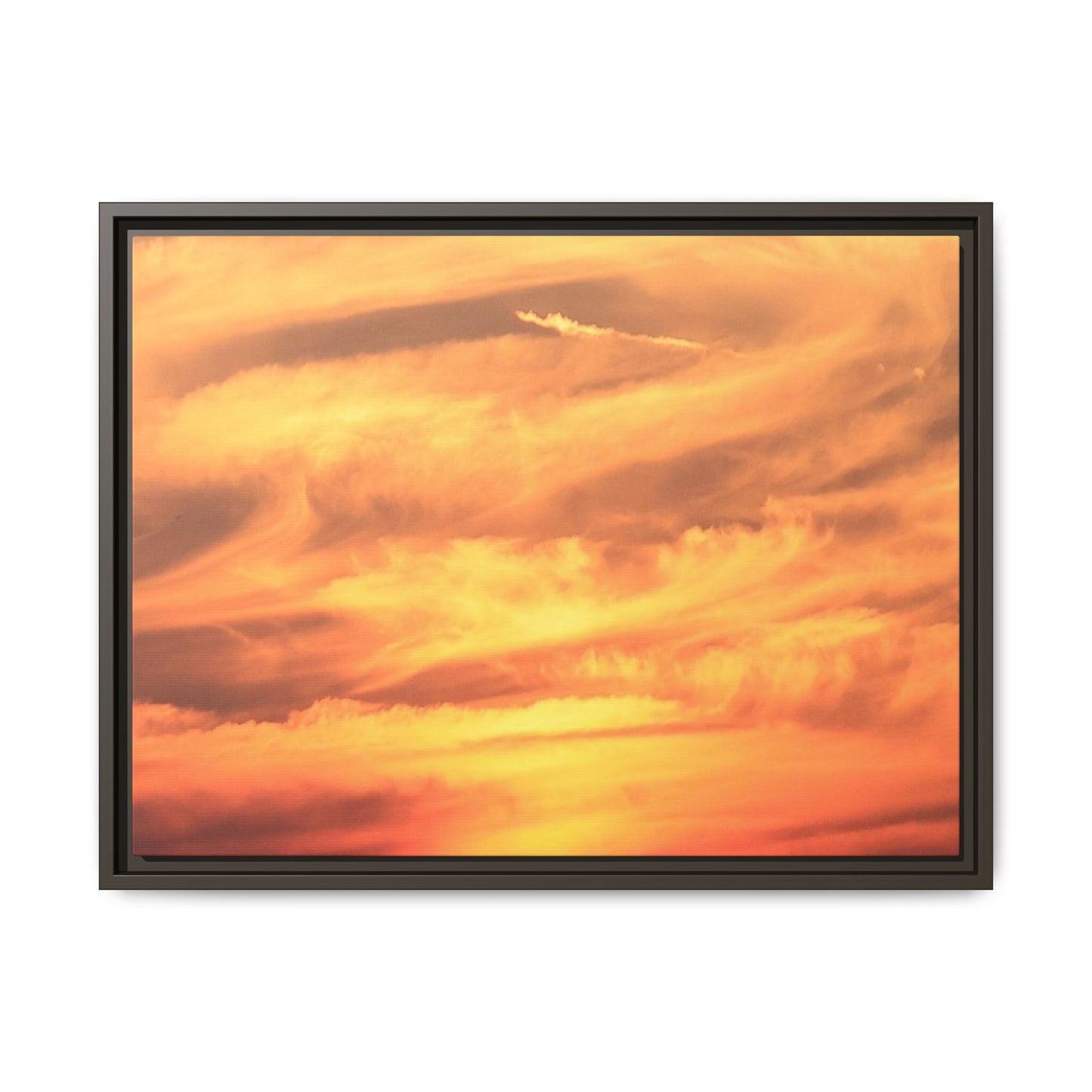 Burning Skies - Unique Stretched Canvas Wall Art