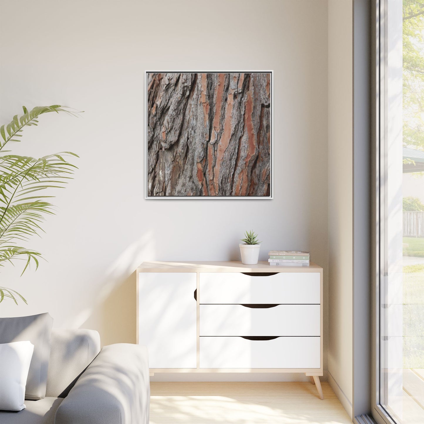 Woodland Layers - Unique Stretched Canvas Wall Art