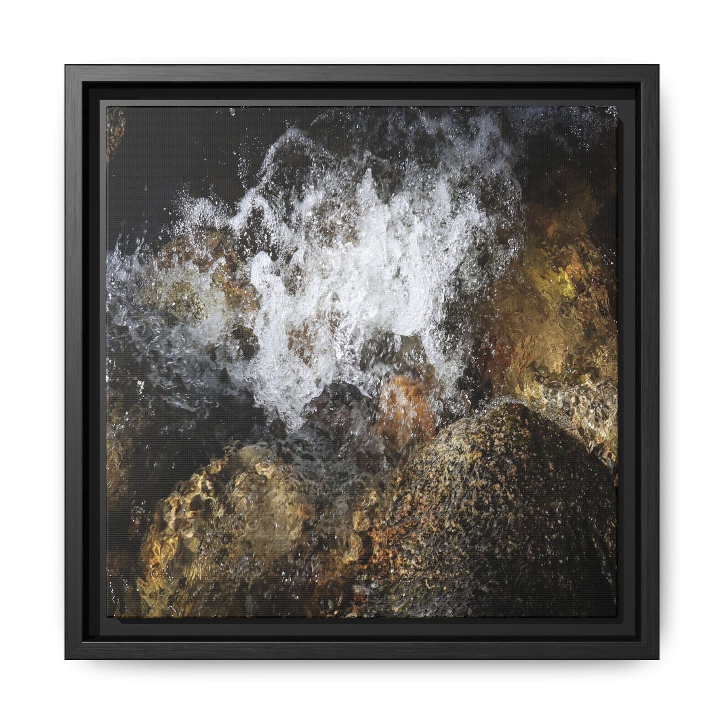 Cascading Momentum - Unique Stretched Canvas Wall Art