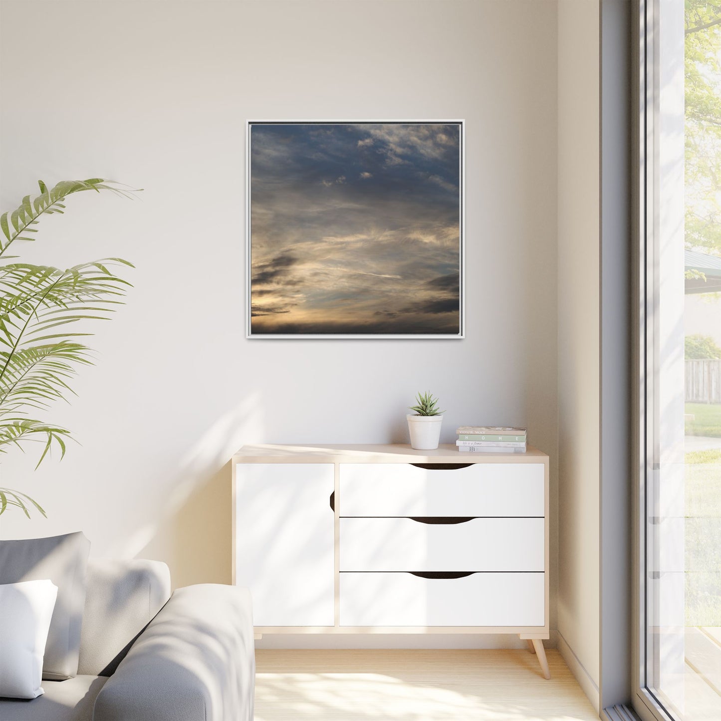 Clouded Thoughts - Unique Stretched Canvas Wall Art