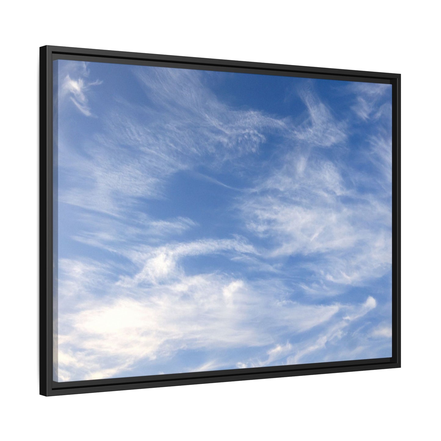 Ethereal Blue Tapestry - Unique Stretched Canvas Wall Art