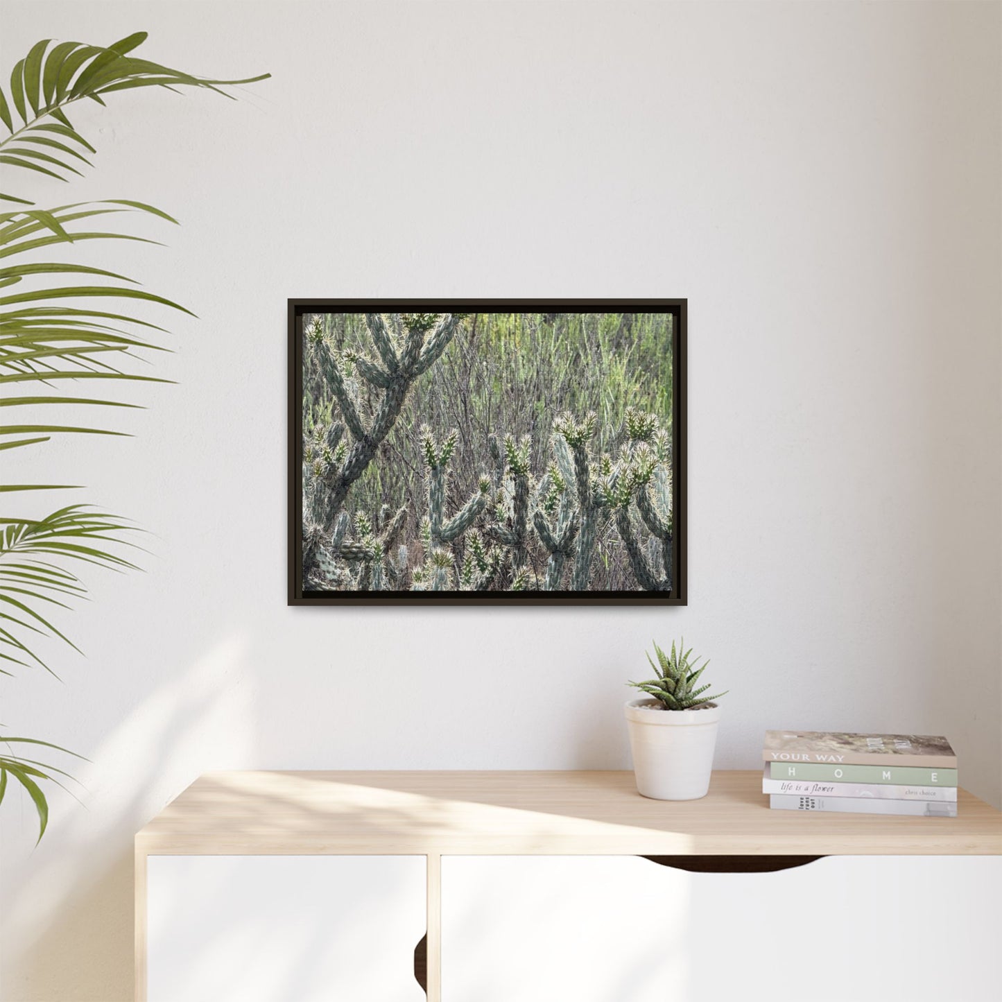 Prickly Paradise - Unique Stretched Canvas Wall Art