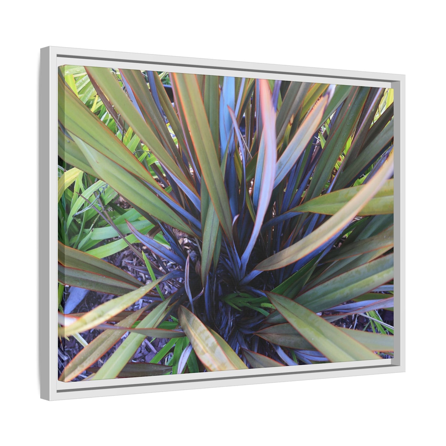 Radiant Leaves - Unique Stretched Canvas Wall Art