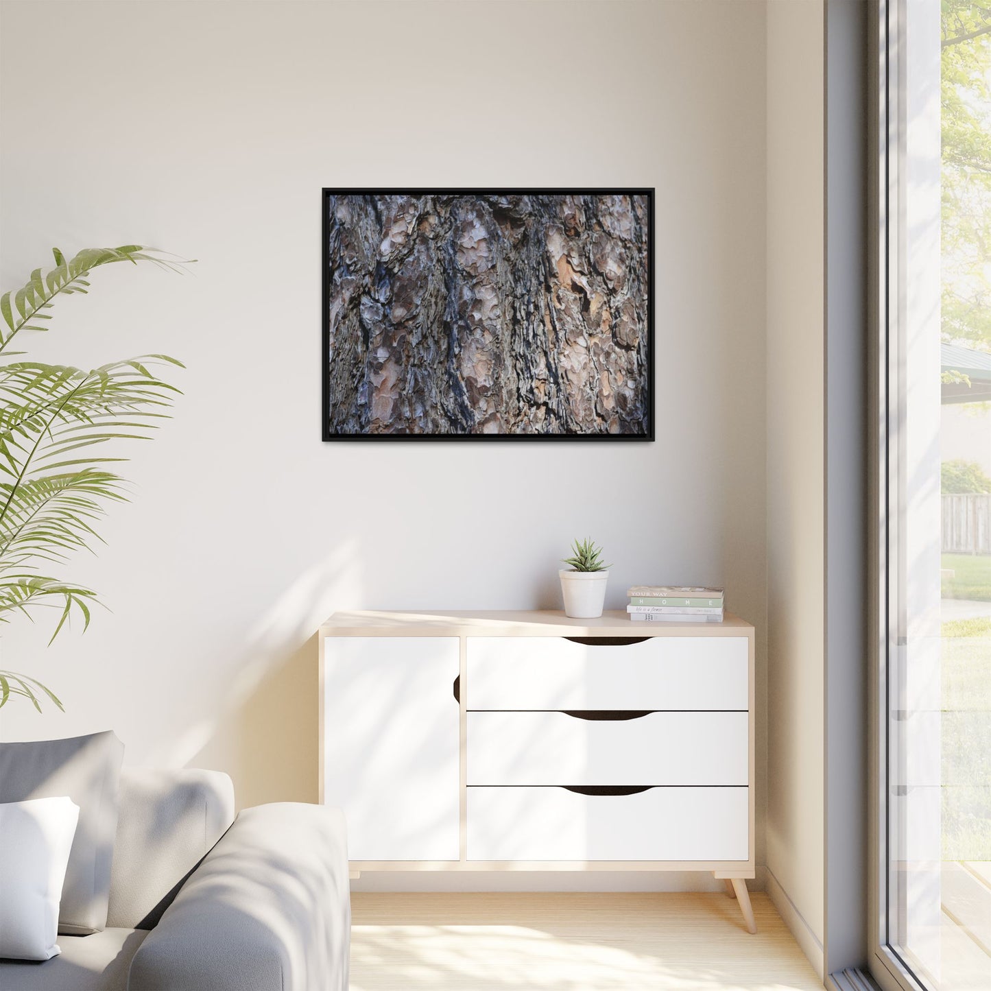 Weathered Patterns - Unique Stretched Canvas Wall Art