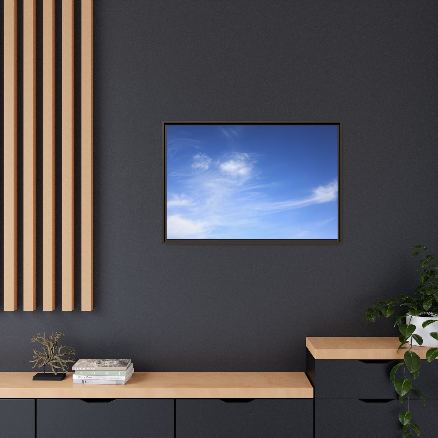 Blue Serenity - Unique Stretched Canvas Wall Art