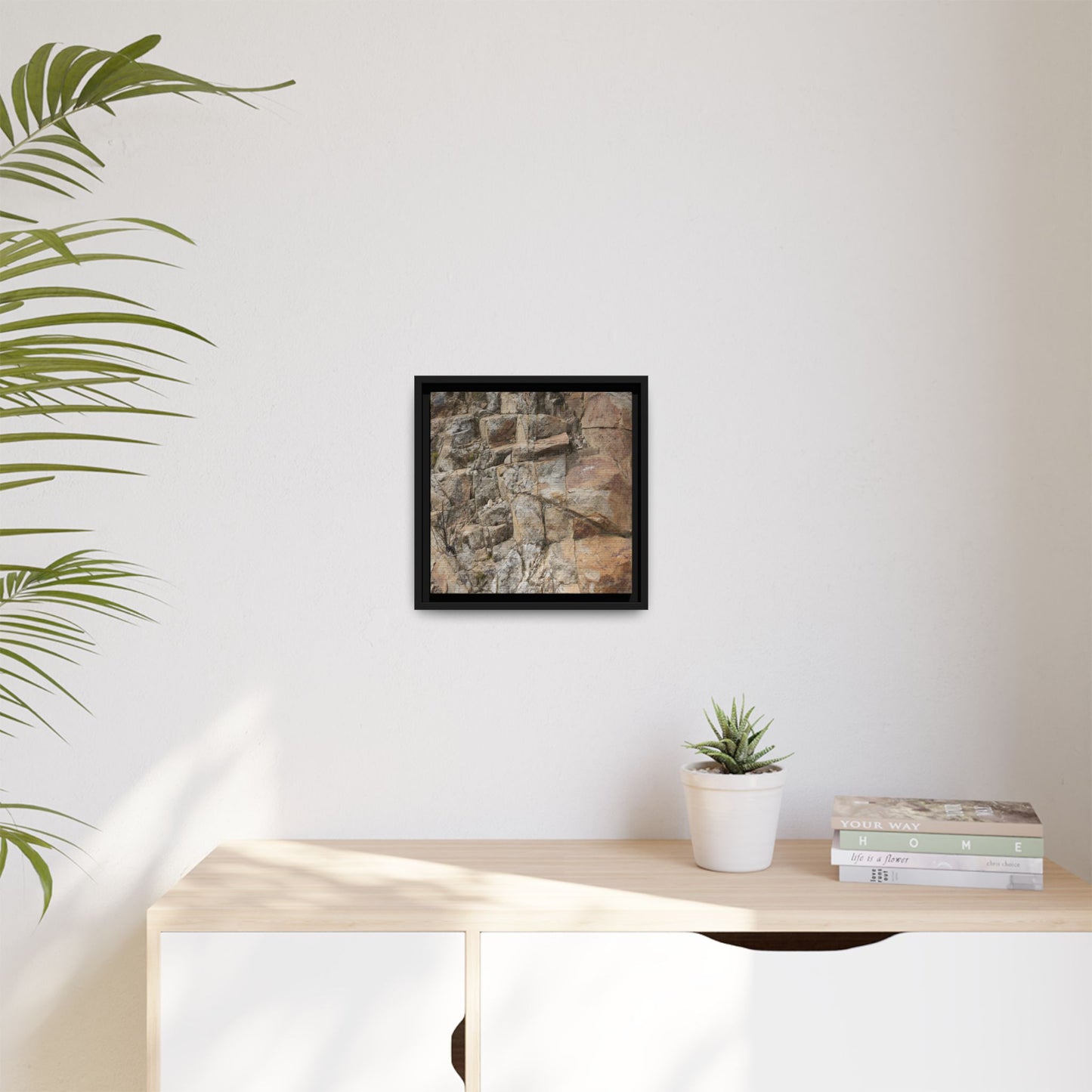 Sandstone Symphony - Unique Stretched Canvas Wall Art
