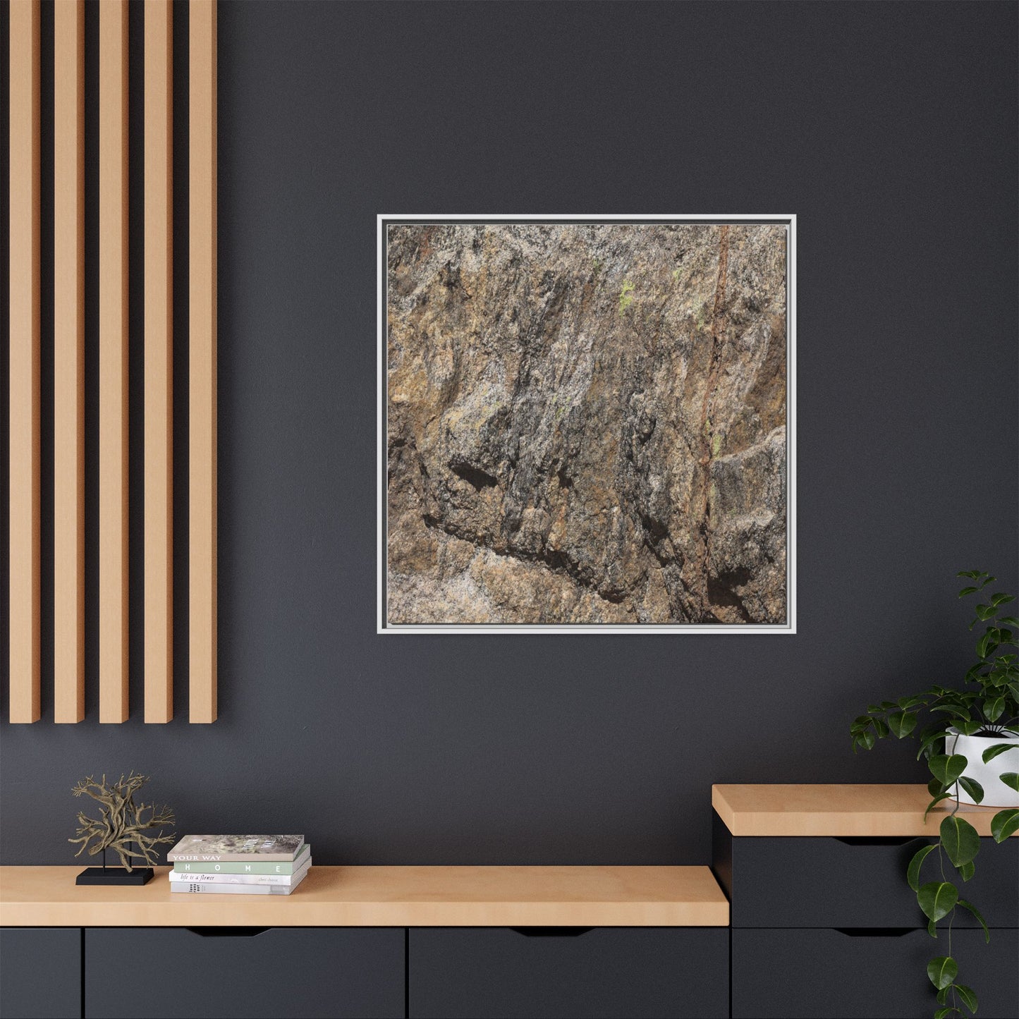 Weathered Time - Unique Stretched Canvas Wall Art