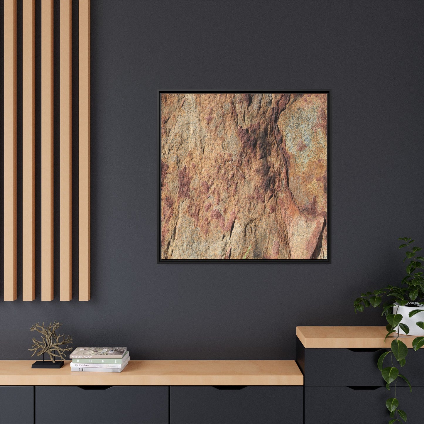 Russet Stone - Unique Stretched Canvas Wall Art