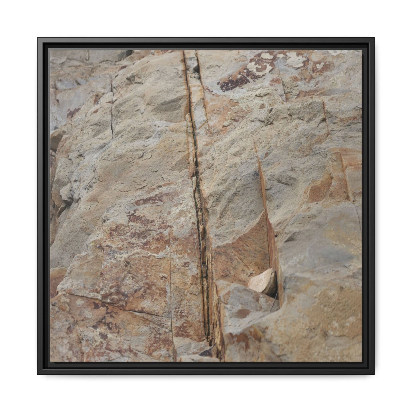 Sedimentary Symphony - Unique Stretched Canvas Wall Art
