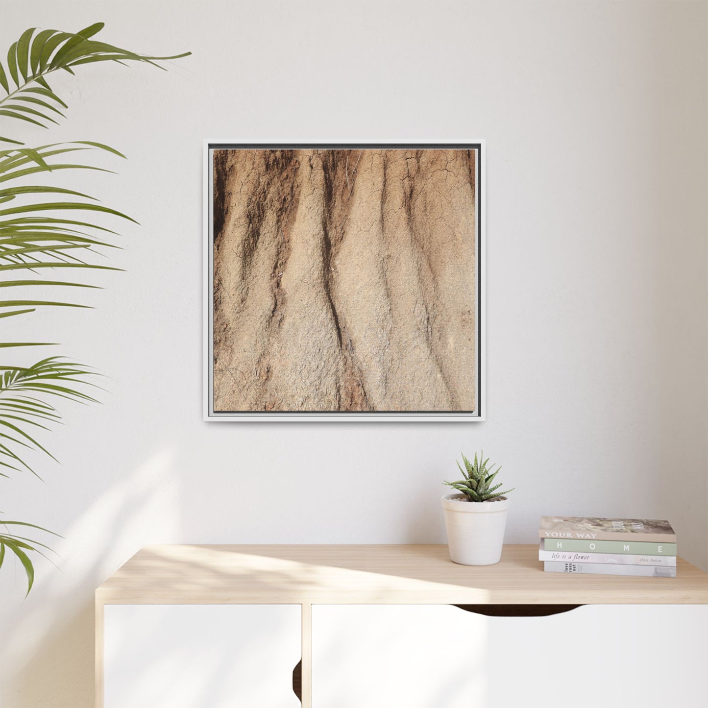 Eroded Canyon Walls - Unique Stretched Canvas Wall Art