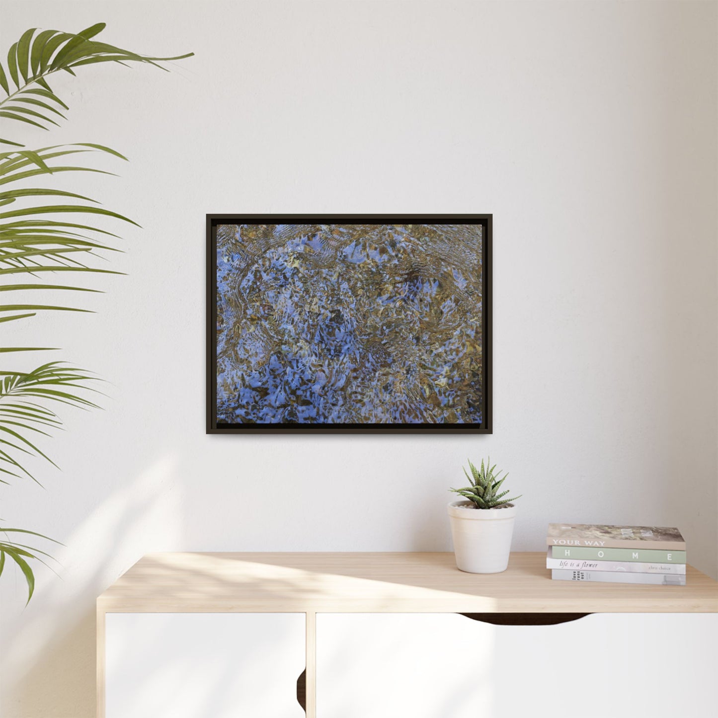 Aquatic Reflections - Unique Stretched Canvas Wall Art