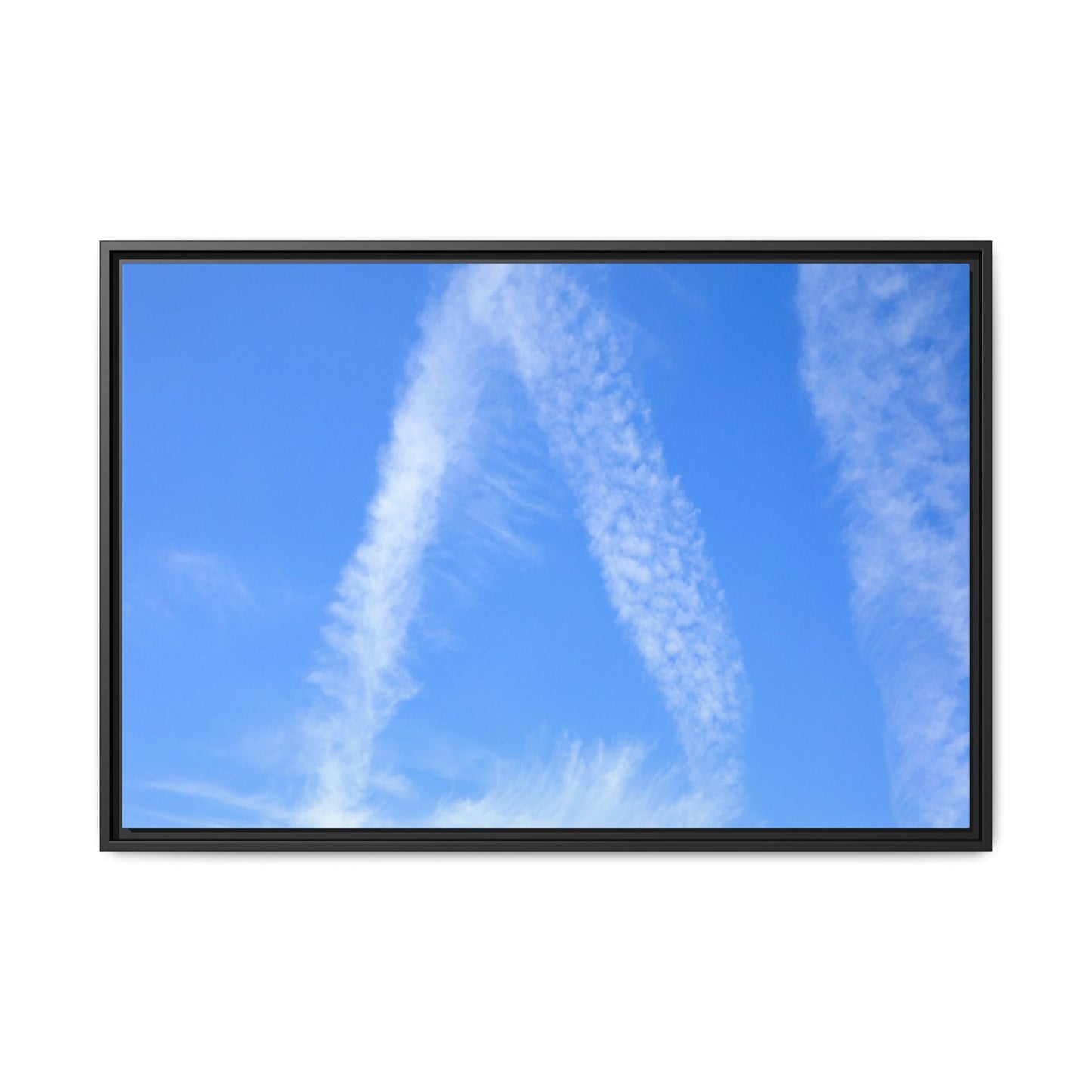 Skyward Whispers - Unique Stretched Canvas Wall Art