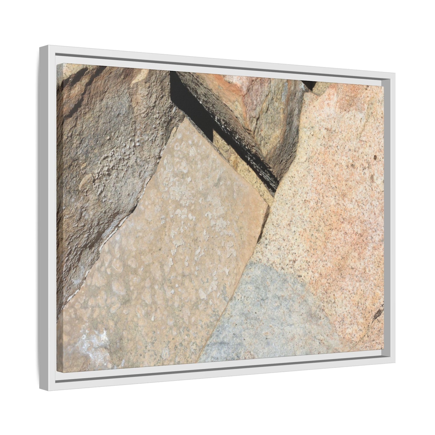 Rock Fragment - Unique Stretched Canvas Wall Art