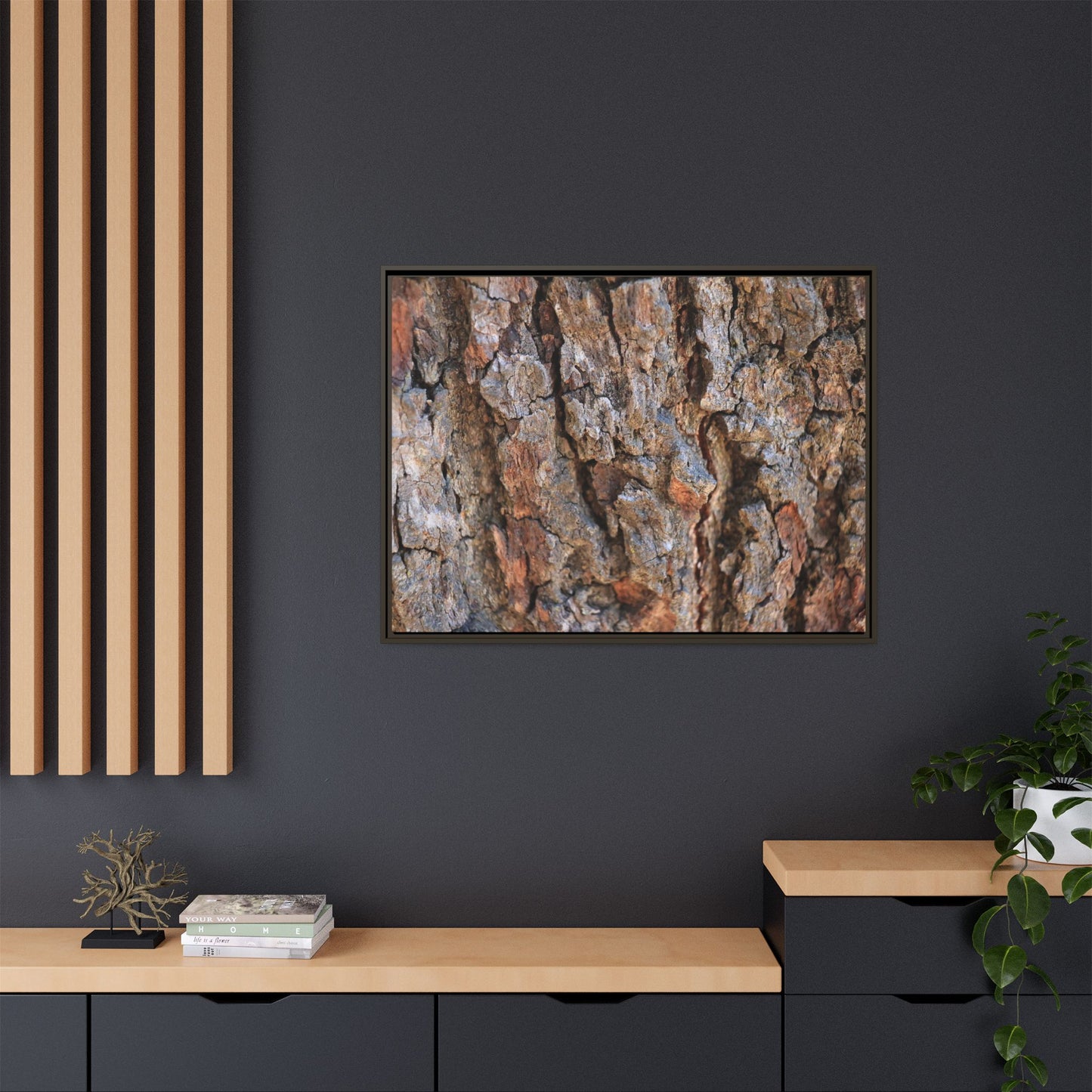 Craggy Textures - Unique Stretched Canvas Wall Art