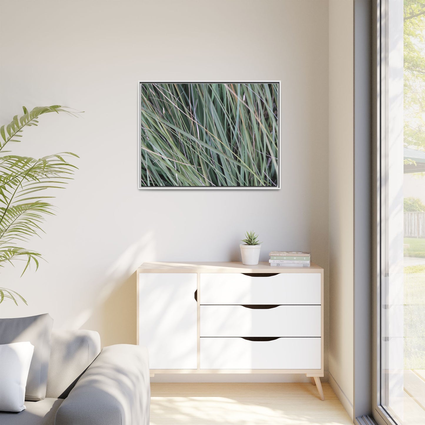 Grassland Symphony - Unique Stretched Canvas Wall Art