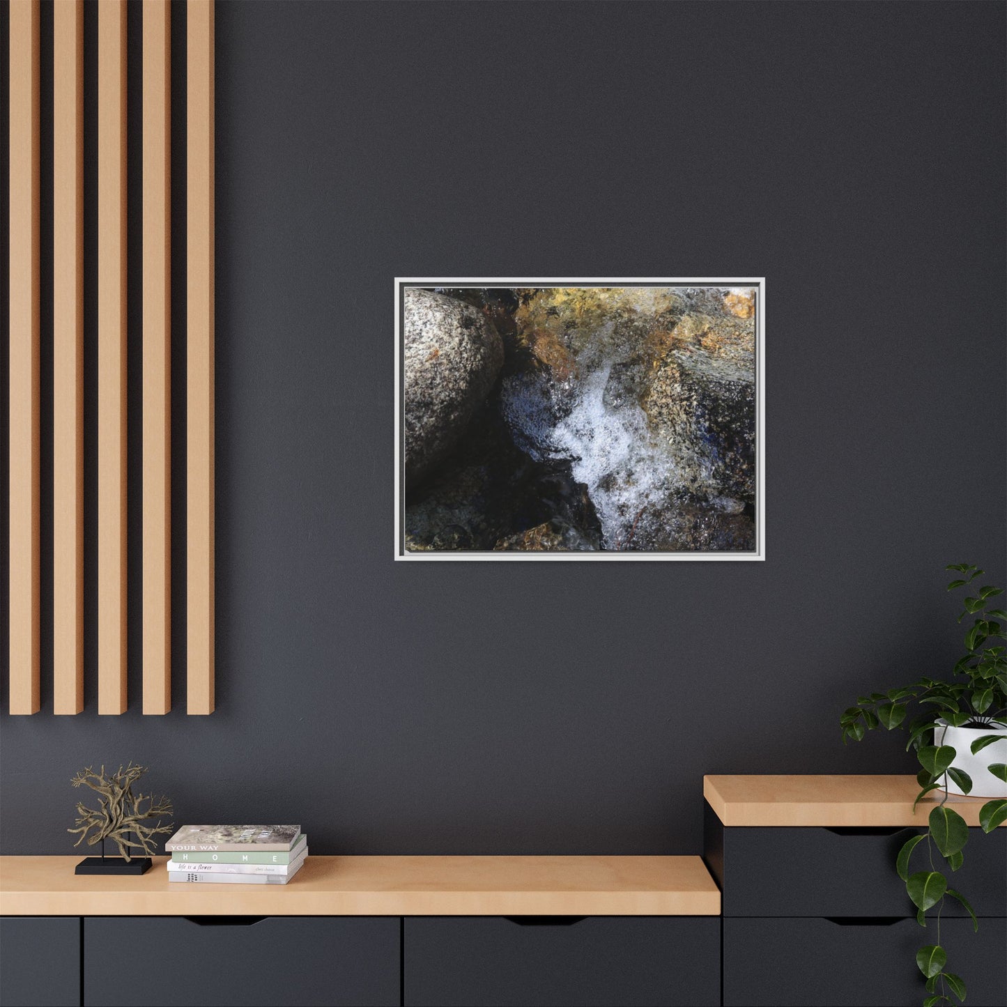 Nature's Turbulence - Unique Stretched Canvas Wall Art