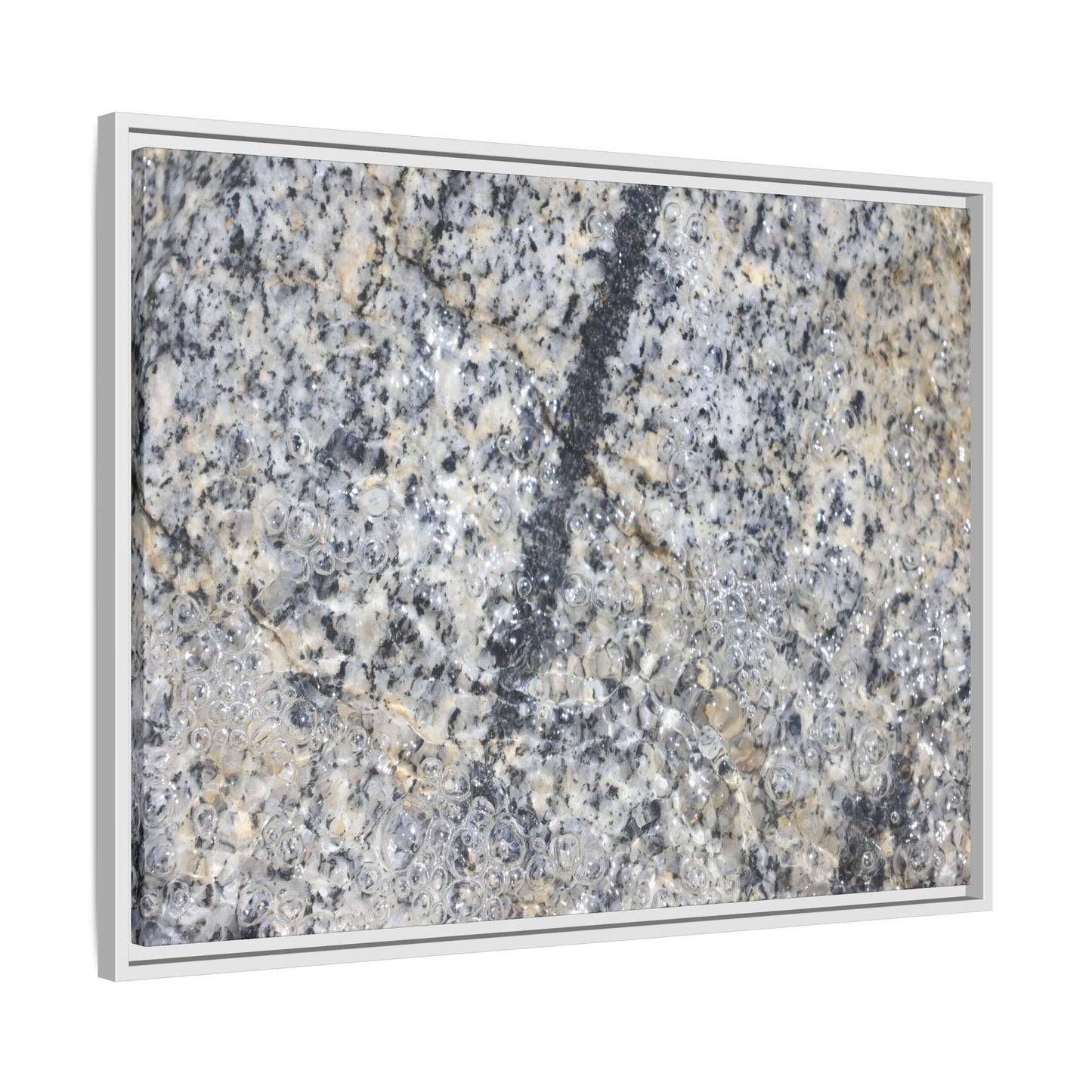 Granite Bubbles - Unique Stretched Canvas Wall Art