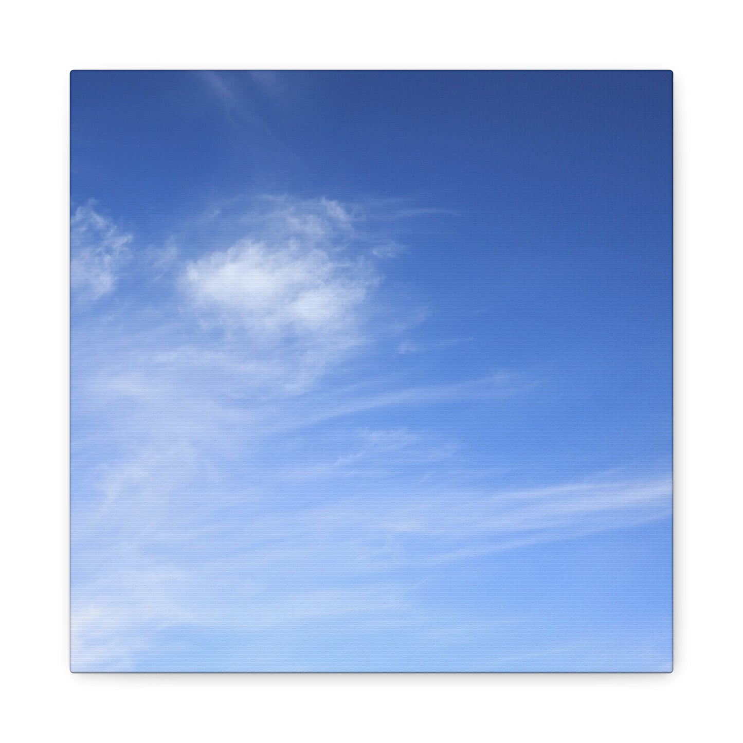 Blue Breath - Unique Frameless Canvas Wall Art