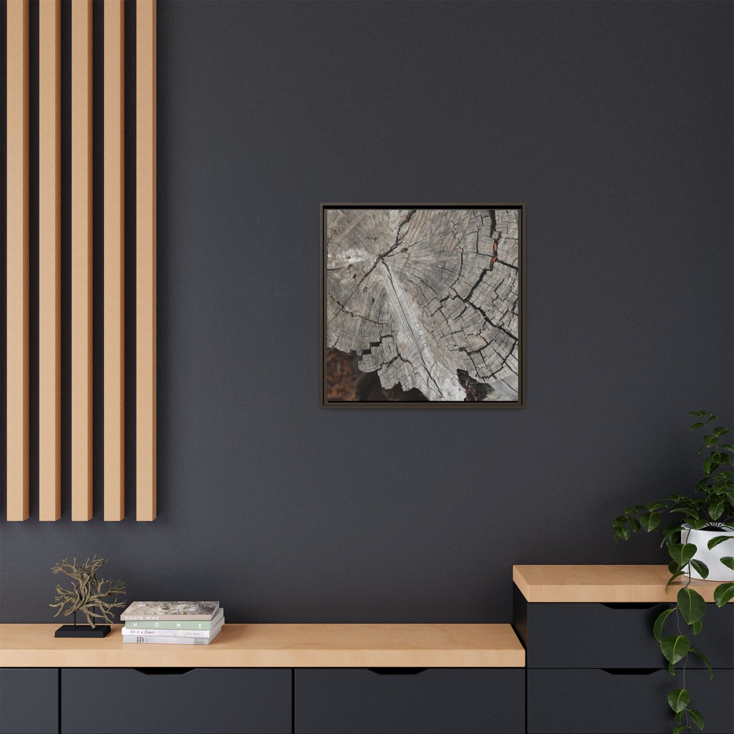 Time's Signature - Unique Stretched Canvas Wall Art