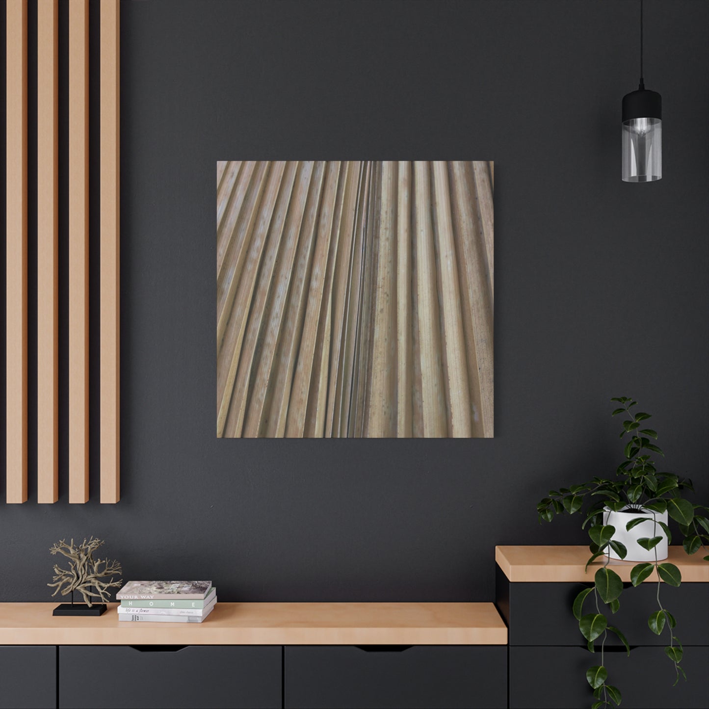 Linear Rhythm - Unique Frameless Canvas Wall Art